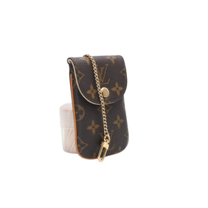 Very good condition LOUIS VUITTON Accessory pouch Etuy Téléfonne MM Monogram M66546 Gold hardware Used 4a001253