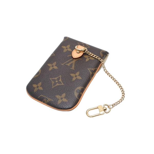 Very good condition LOUIS VUITTON Accessory pouch Etuy Téléfonne MM Monogram M66546 Gold hardware Used 4a001253