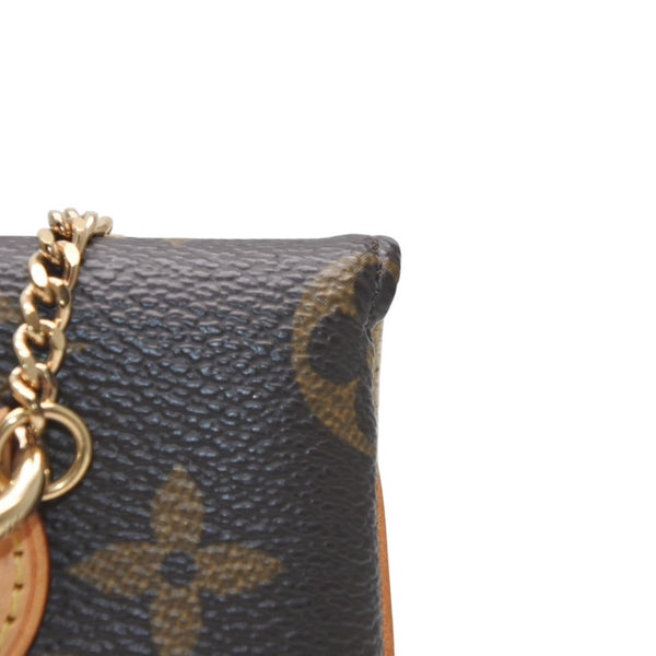 Very good condition LOUIS VUITTON Accessory pouch Etuy Téléfonne MM Monogram M66546 Gold hardware Used 4a001253