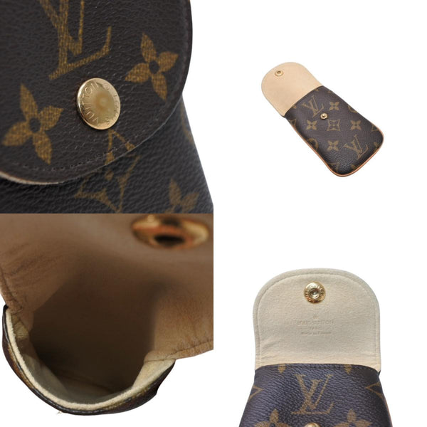 Very good condition LOUIS VUITTON Accessory pouch Etuy Téléfonne MM Monogram M66546 Gold hardware Used 4a001253