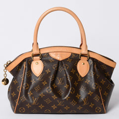 極美品 ルイヴィトン LOUIS VUITTON ティヴォリPM ハンドバッグ モノグラム M40143/VI4009/ブラウン 美品 4a001269