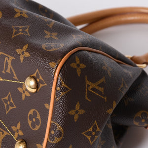 極美品 ルイヴィトン LOUIS VUITTON ティヴォリPM ハンドバッグ モノグラム M40143/VI4009/ブラウン 美品 4a001269