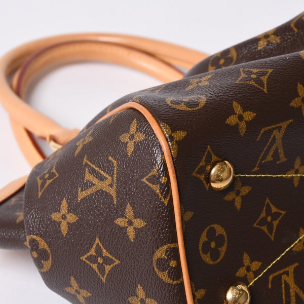 極美品 ルイヴィトン LOUIS VUITTON ティヴォリPM ハンドバッグ モノグラム M40143/VI4009/ブラウン 美品 4a001269