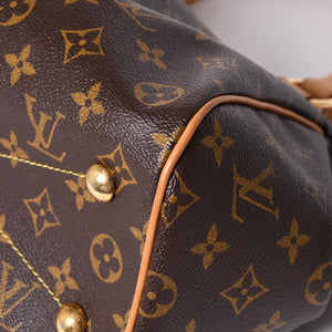 極美品 ルイヴィトン LOUIS VUITTON ティヴォリPM ハンドバッグ モノグラム M40143/VI4009/ブラウン 美品 4a001269