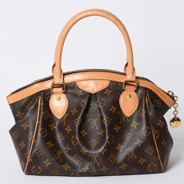 極美品 ルイヴィトン LOUIS VUITTON ティヴォリPM ハンドバッグ モノグラム M40143/VI4009/ブラウン 美品 4a001269
