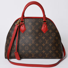Very Good Condition Louis Vuitton Alma Bag Into Bag Handbag M41779/SP3146/Red/Monogram/Accessories: Strap Good Condition 4a001268