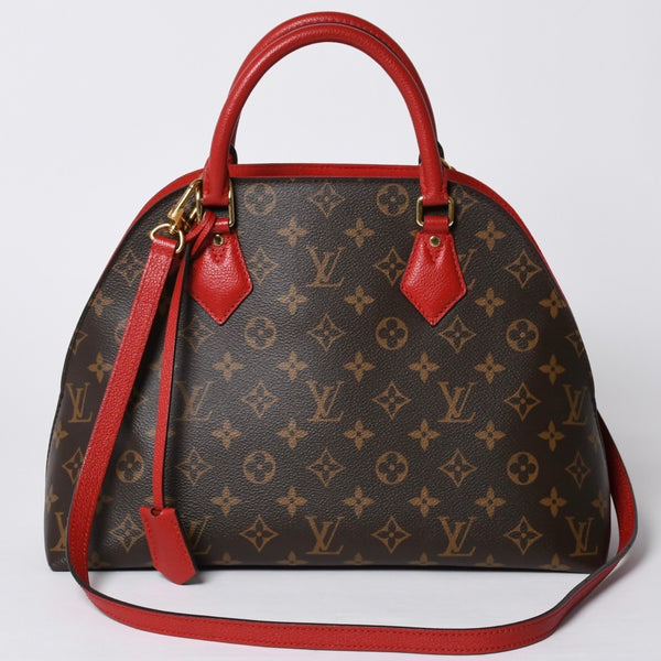 Very Good Condition Louis Vuitton Alma Bag Into Bag Handbag M41779/SP3146/Red/Monogram/Accessories: Strap Good Condition 4a001268