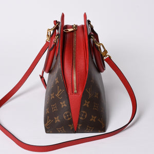 Very Good Condition Louis Vuitton Alma Bag Into Bag Handbag M41779/SP3146/Red/Monogram/Accessories: Strap Good Condition 4a001268