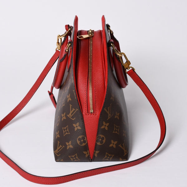 Very Good Condition Louis Vuitton Alma Bag Into Bag Handbag M41779/SP3146/Red/Monogram/Accessories: Strap Good Condition 4a001268