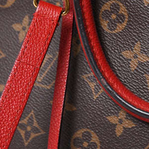 Very Good Condition Louis Vuitton Alma Bag Into Bag Handbag M41779/SP3146/Red/Monogram/Accessories: Strap Good Condition 4a001268