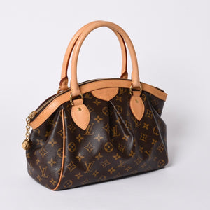 極美品 ルイヴィトン LOUIS VUITTON ティヴォリPM ハンドバッグ モノグラム M40143/VI4009/ブラウン 美品 4a001269