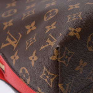 Very Good Condition Louis Vuitton Alma Bag Into Bag Handbag M41779/SP3146/Red/Monogram/Accessories: Strap Good Condition 4a001268