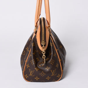 極美品 ルイヴィトン LOUIS VUITTON ティヴォリPM ハンドバッグ モノグラム M40143/VI4009/ブラウン 美品 4a001269