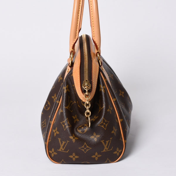 極美品 ルイヴィトン LOUIS VUITTON ティヴォリPM ハンドバッグ モノグラム M40143/VI4009/ブラウン 美品 4a001269