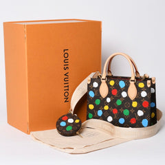 Like new LOUIS VUITTON Onsago PM Yayoi Kusama M46380 Monogram Ladies Used 4a001358