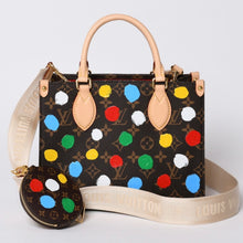 画像をギャラリービューアに読み込む, 新品同様 LOUIS VUITTON ルイヴィトン オンサゴーPM 草間彌生 M46380 モノグラム レディース 中古 4a001358