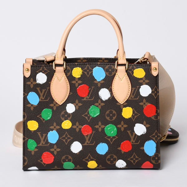 Like new LOUIS VUITTON Onsago PM Yayoi Kusama M46380 Monogram Ladies Used 4a001358