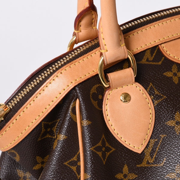 極美品 ルイヴィトン LOUIS VUITTON ティヴォリPM ハンドバッグ モノグラム M40143/VI4009/ブラウン 美品 4a001269