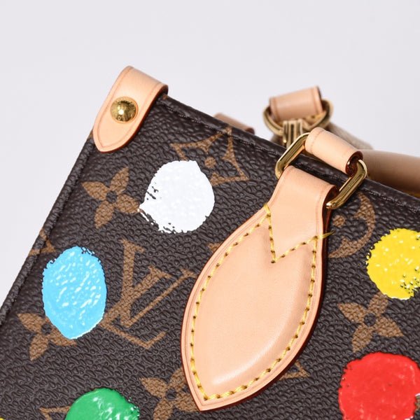 Like new LOUIS VUITTON Onsago PM Yayoi Kusama M46380 Monogram Ladies Used 4a001358