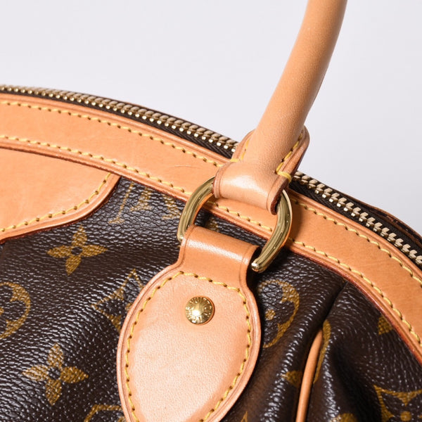 極美品 ルイヴィトン LOUIS VUITTON ティヴォリPM ハンドバッグ モノグラム M40143/VI4009/ブラウン 美品 4a001269