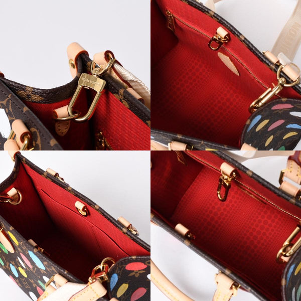 Like new LOUIS VUITTON Onsago PM Yayoi Kusama M46380 Monogram Ladies Used 4a001358