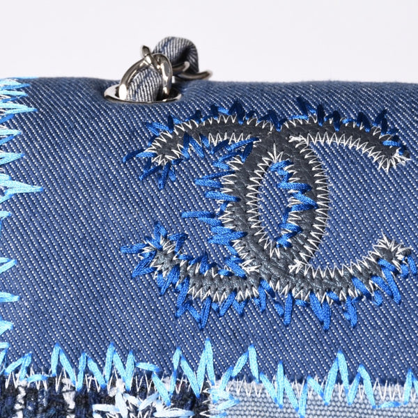 Very Good Condition CHANEL CHANEL Deca Matelasse 30 S Flap W Chain Shoulder Bag No. 21 Coco Mark Patchwork Stitch Used 4a001187