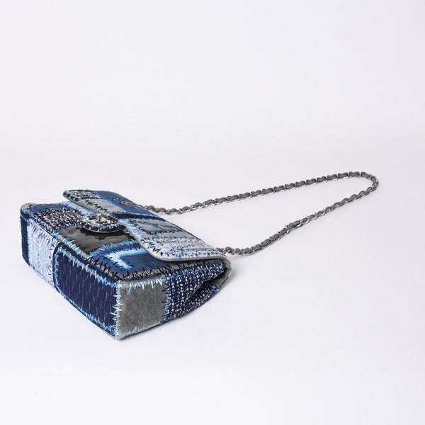 Very Good Condition CHANEL CHANEL Deca Matelasse 30 S Flap W Chain Shoulder Bag No. 21 Coco Mark Patchwork Stitch Used 4a001187