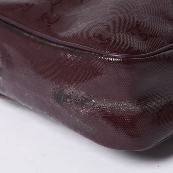 GUUCI グッチ Shoulder Bag ショルダーバッグ GGスプリーム 233268 ワインレッド 美品 中古 4a000270