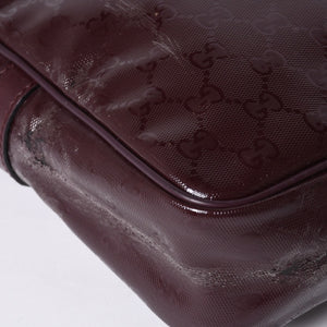 GUUCI グッチ Shoulder Bag ショルダーバッグ GGスプリーム 233268 ワインレッド 美品 中古 4a000270