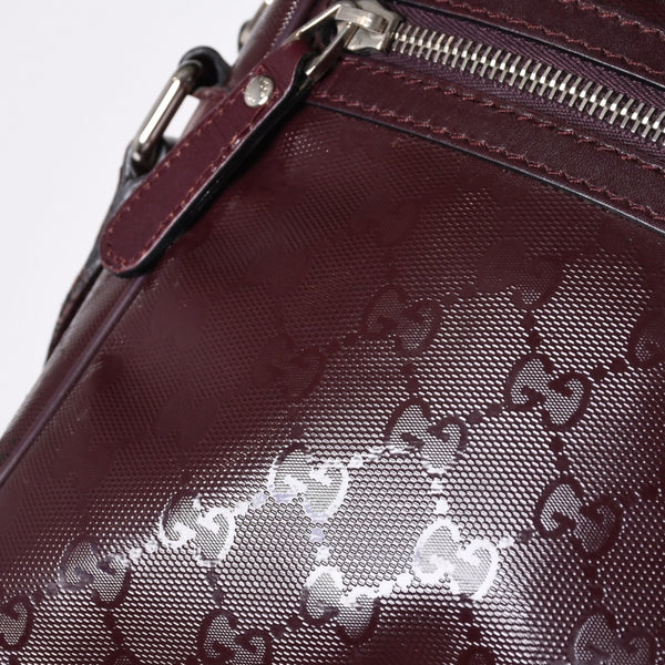 GUUCI グッチ Shoulder Bag ショルダーバッグ GGスプリーム 233268 ワインレッド 美品 中古 4a000270