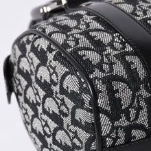 画像をギャラリービューアに読み込む, 極美品 Christian Dior ディオール ハンドバッグ ミニボストン トロッター ブラック スピーディ 20cm 中古 4a001270