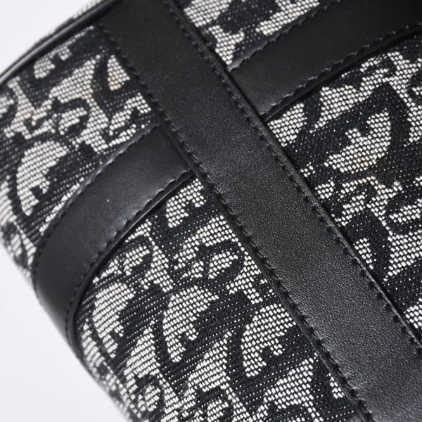 Very Good Condition Christian Dior Dior Handbag Mini Boston Trotter Black Speedy 20cm Used 4a001270