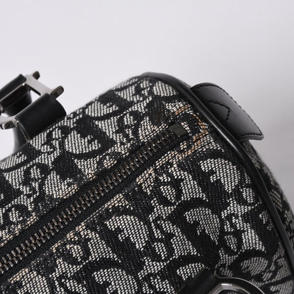 Very Good Condition Christian Dior Dior Handbag Mini Boston Trotter Black Speedy 20cm Used 4a001270