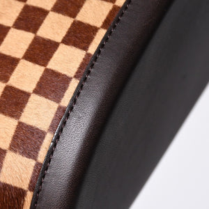 極美品 LOUIS VUITTON ルイヴィトン ダミエソバージュ インパラ ハンドバッグ M92133 ハラコ レザー ゴールド金具 中古 4b013864