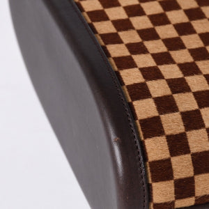 極美品 LOUIS VUITTON ルイヴィトン ダミエソバージュ インパラ ハンドバッグ M92133 ハラコ レザー ゴールド金具 中古 4b013864
