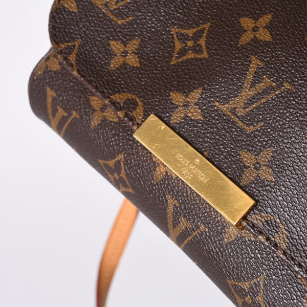 極美品 LOUIS VUITTON ルイヴィトン フェイボリットPM ショルダーバッグ M40717 モノグラム ブラウン ゴールド金具 中古 4a001285