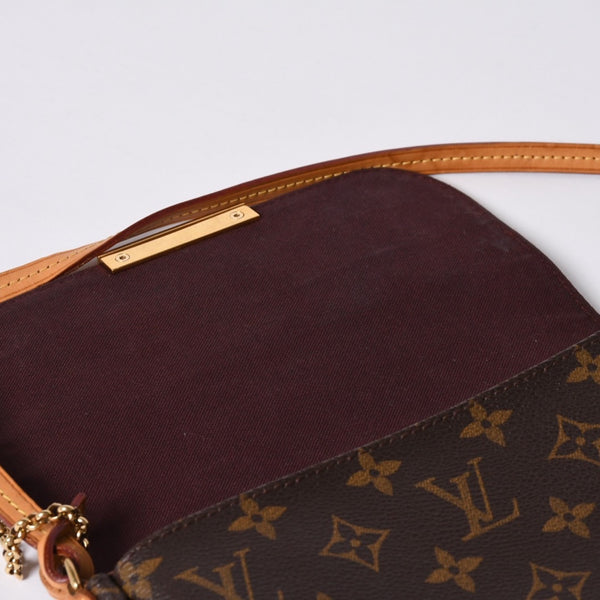 極美品 LOUIS VUITTON ルイヴィトン フェイボリットPM ショルダーバッグ M40717 モノグラム ブラウン ゴールド金具 中古 4a001285