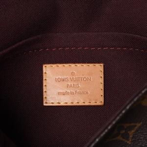 極美品 LOUIS VUITTON ルイヴィトン フェイボリットPM ショルダーバッグ M40717 モノグラム ブラウン ゴールド金具 中古 4a001285