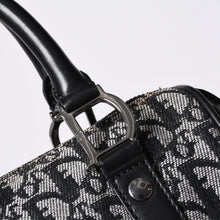 画像をギャラリービューアに読み込む, 極美品 Christian Dior ディオール ハンドバッグ ミニボストン トロッター ブラック スピーディ 20cm 中古 4a001270