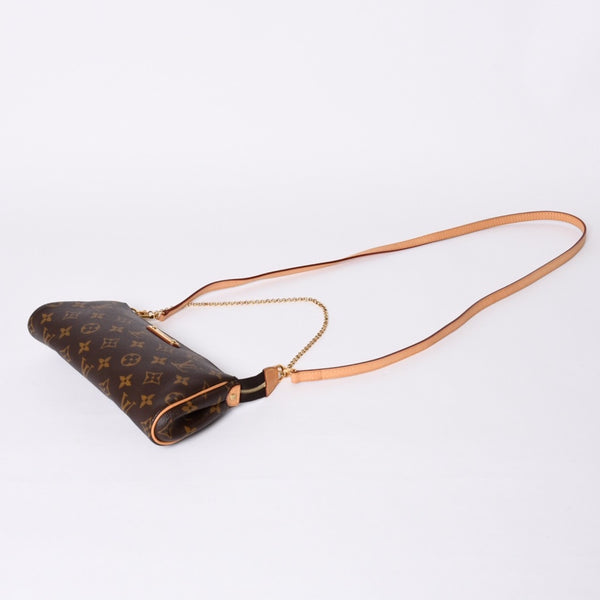 Very good condition LOUIS VUITTON Pochette Eva chain shoulder bag M13567 Monogram gold hardware Used 4a001279