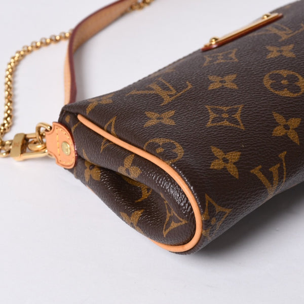 Very good condition LOUIS VUITTON Pochette Eva chain shoulder bag M13567 Monogram gold hardware Used 4a001279