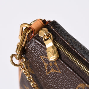 Very good condition LOUIS VUITTON Pochette Eva chain shoulder bag M13567 Monogram gold hardware Used 4a001279