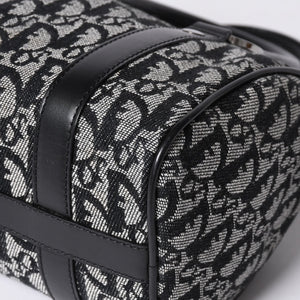 Very Good Condition Christian Dior Dior Handbag Mini Boston Trotter Black Speedy 20cm Used 4a001270