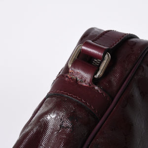 GUUCI グッチ Shoulder Bag ショルダーバッグ GGスプリーム 233268 ワインレッド 美品 中古 4a000270