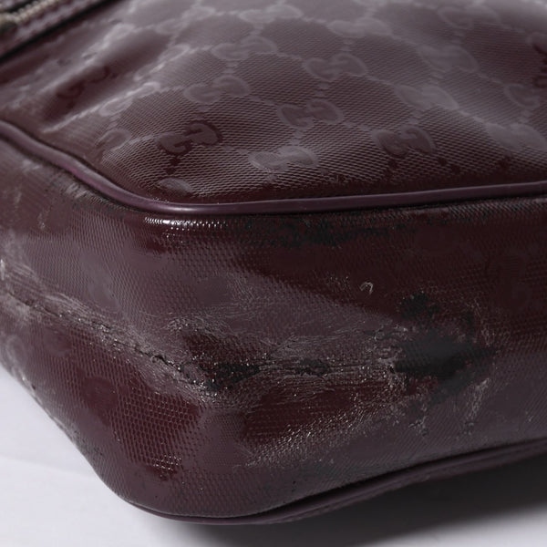 GUUCI グッチ Shoulder Bag ショルダーバッグ GGスプリーム 233268 ワインレッド 美品 中古 4a000270