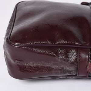 GUUCI グッチ Shoulder Bag ショルダーバッグ GGスプリーム 233268 ワインレッド 美品 中古 4a000270