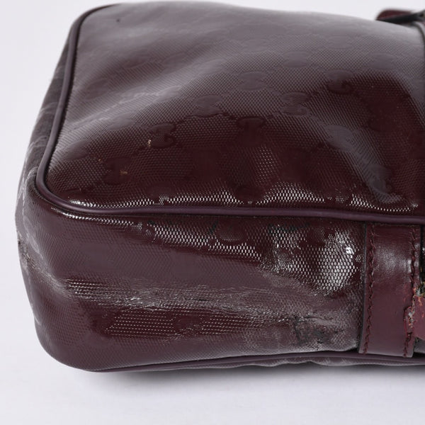 GUUCI グッチ Shoulder Bag ショルダーバッグ GGスプリーム 233268 ワインレッド 美品 中古 4a000270