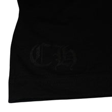 画像をギャラリービューアに読み込む, 新品未使用 CHROME HEARTS クロムハーツ 長袖Tシャツ サイズXL ネックロゴ オールドイングリッシュロゴ ブラック 中古 4a001317