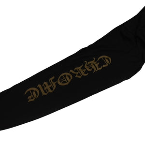 New and unused CHROME HEARTS Long sleeve T-shirt Size XL Neck logo Old English logo Black Used 4a001317