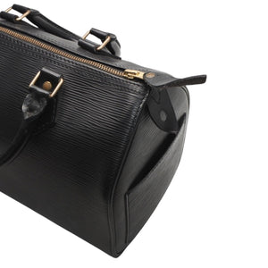 LOUIS VUITTON Handbag Mini Boston Bag Speedy 25 M43012/VI0923/Black/Epi Good Used 4a001278